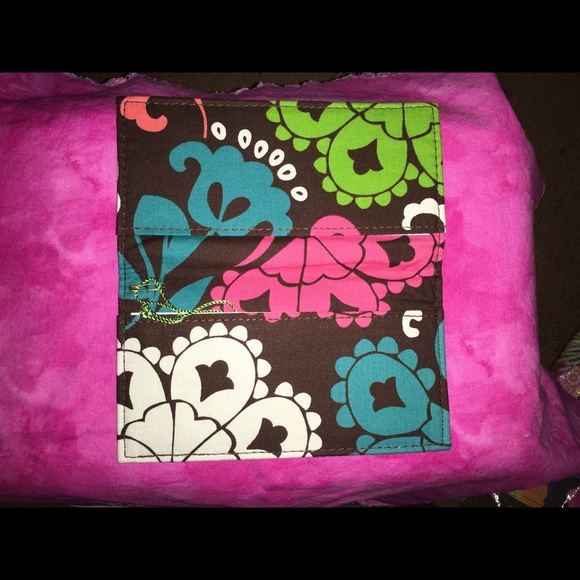 New Very Bradley Turn Lock Wallet and Check Book Cover - Picture 12 of 12